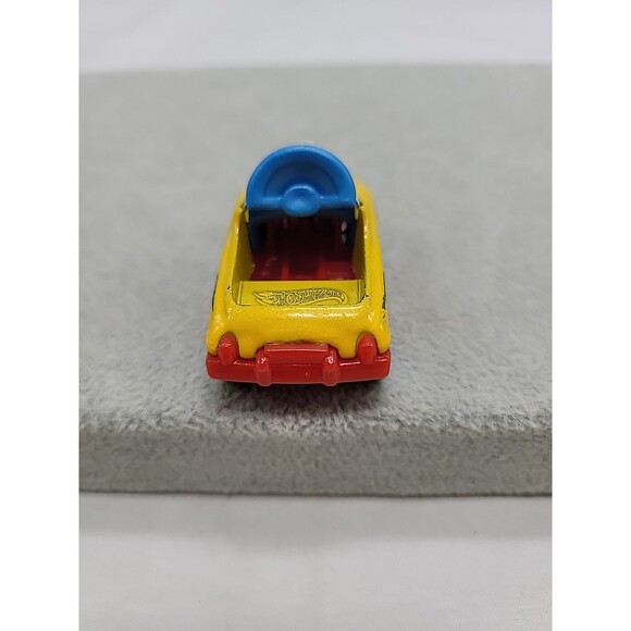 Hot Wheels #5 Pedal Driver Yellow / Shiny Blue Metallic Rims (LOOSE) GHP49 - Picture 8 of 12